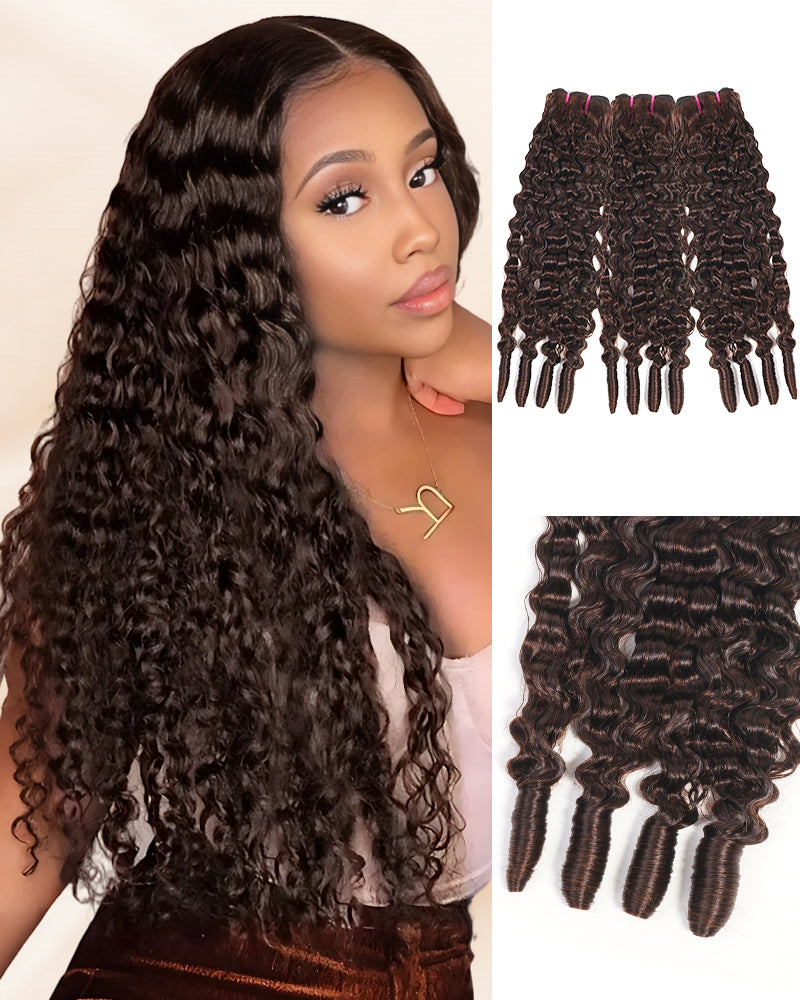 Jerry Curly Bundle Wig | 100% Human Hair