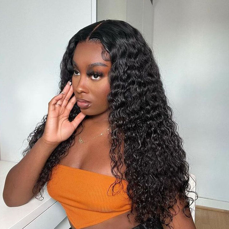 2 Glueless Wigs:26 Inches 4x4 Lace Deep Wave + Straight {BOGO SALE}
