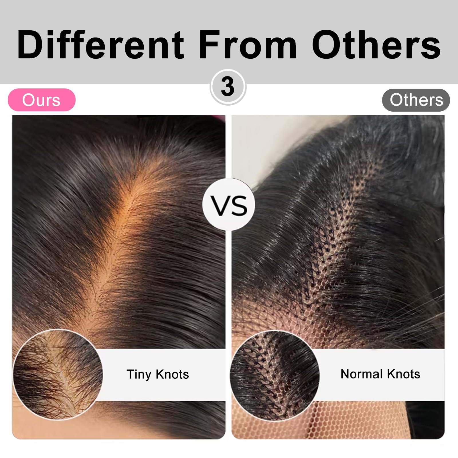 Pre-Cut 13x4 Glueless Lace Front Yaki Straight Wear&Go Upgrade HD Lace Natural Black Human Hair Wig Beginner-Friendly