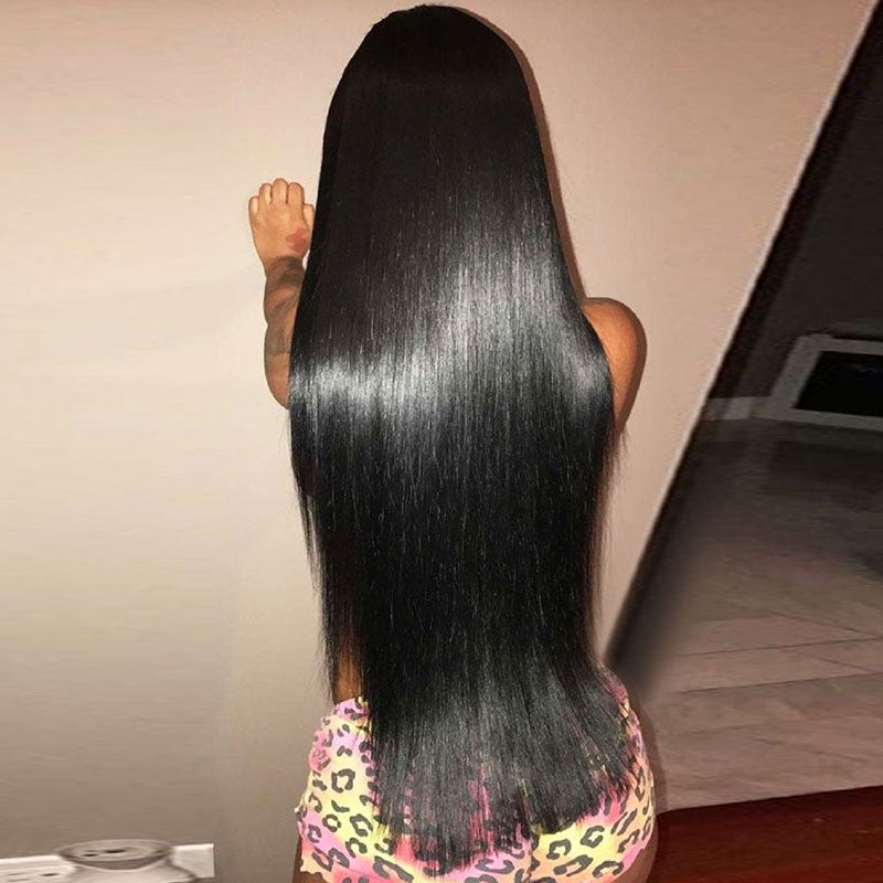 30" 6x5 Glusless Lace Closure Wear&Go Upgrade Lace Straight Natural Black Beginner-Friendly Wigs
