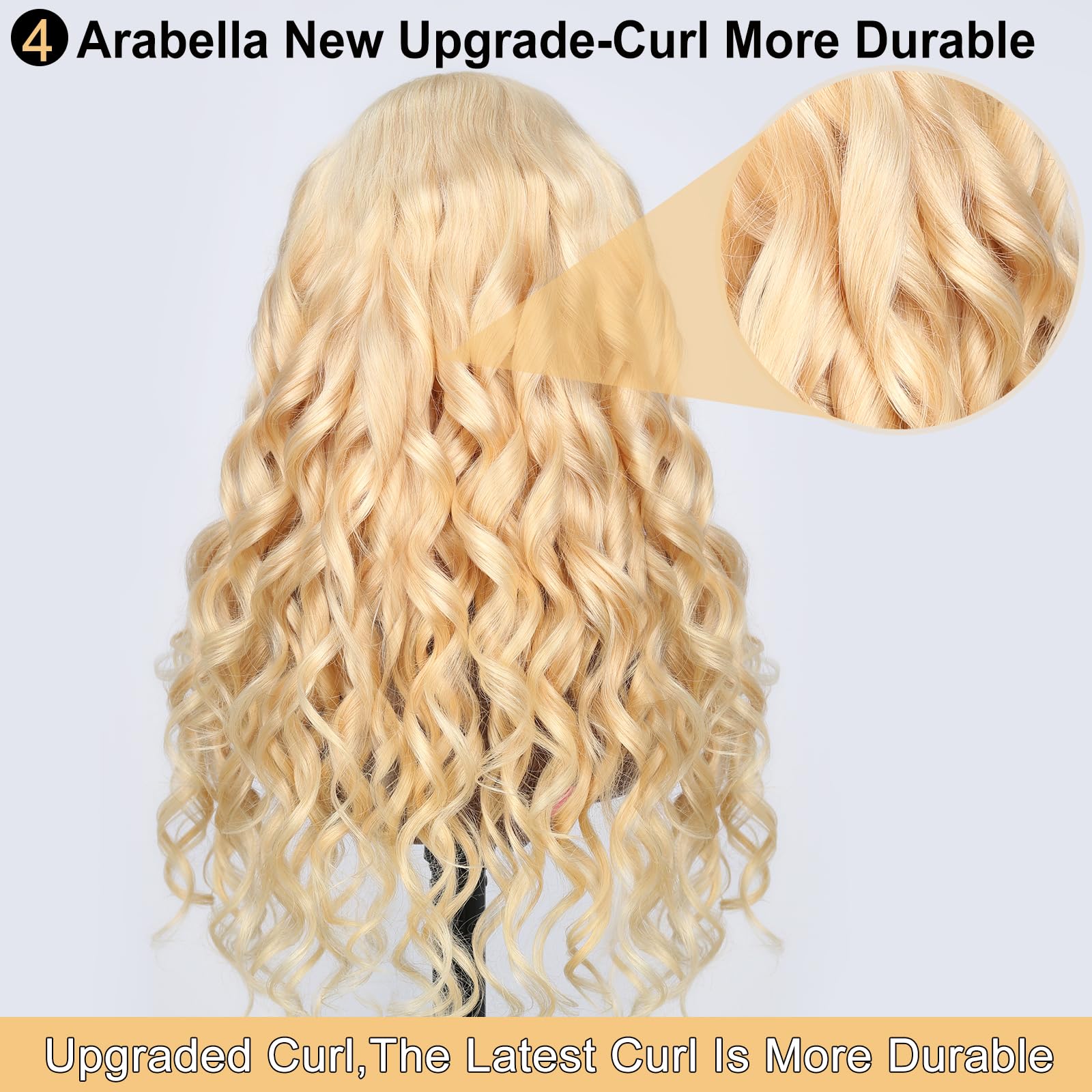 {SALE}:HD Lace 613 Blonde Glueless 6x5 Closure Wigs Straight Human Hair Straight Style Lace Frontal Wig