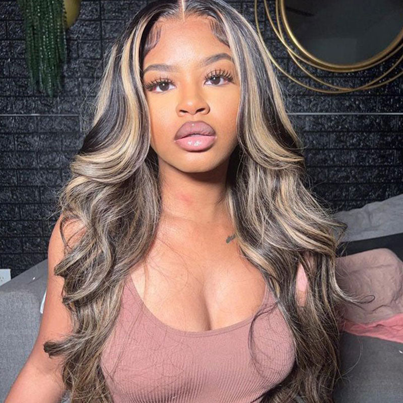 Body Wave+Body Wave Balayage Color-24inches-13x4Lace{BOGO SALE}