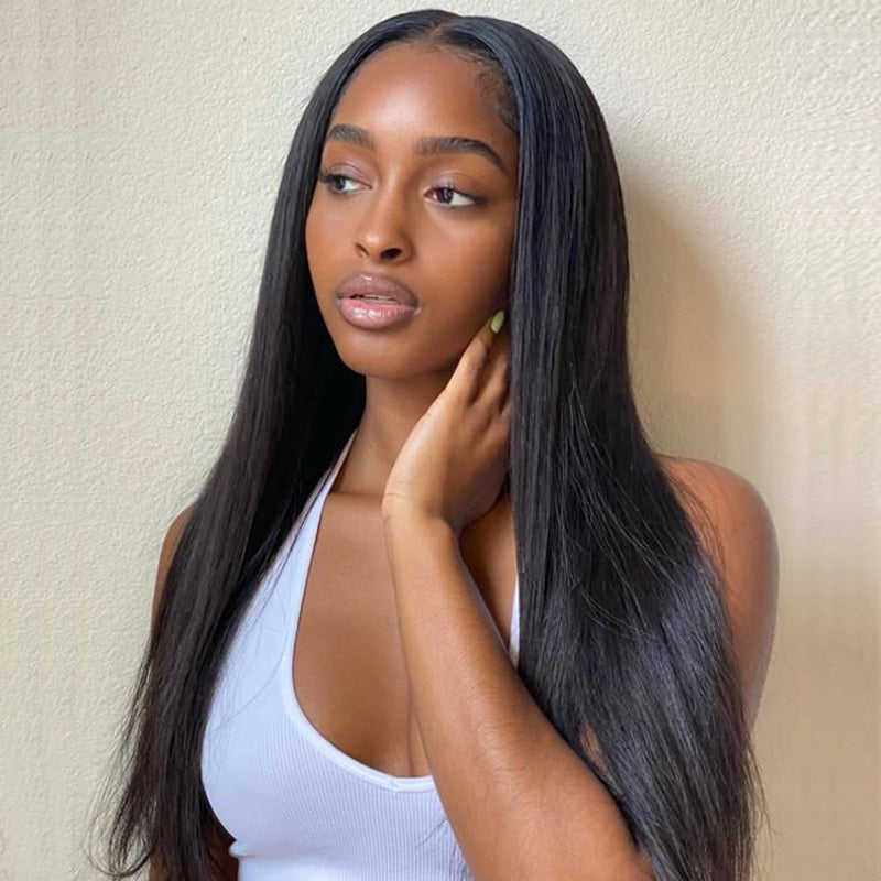 2 Glueless Wigs:26 Inches 4x4 Lace Deep Wave + Straight {BOGO SALE}