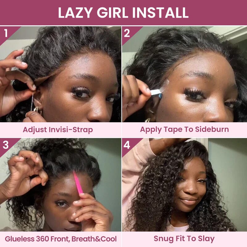 360 Lace Frontal Natural Black Long Straight Wig Free Part Ponytail Style Human Hair Wig -Arabella Hair Wigs Arabella Hair