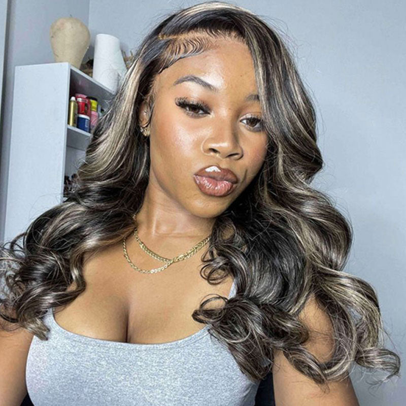 Body Wave+Body Wave Balayage Color-24inches-13x4Lace{BOGO SALE}