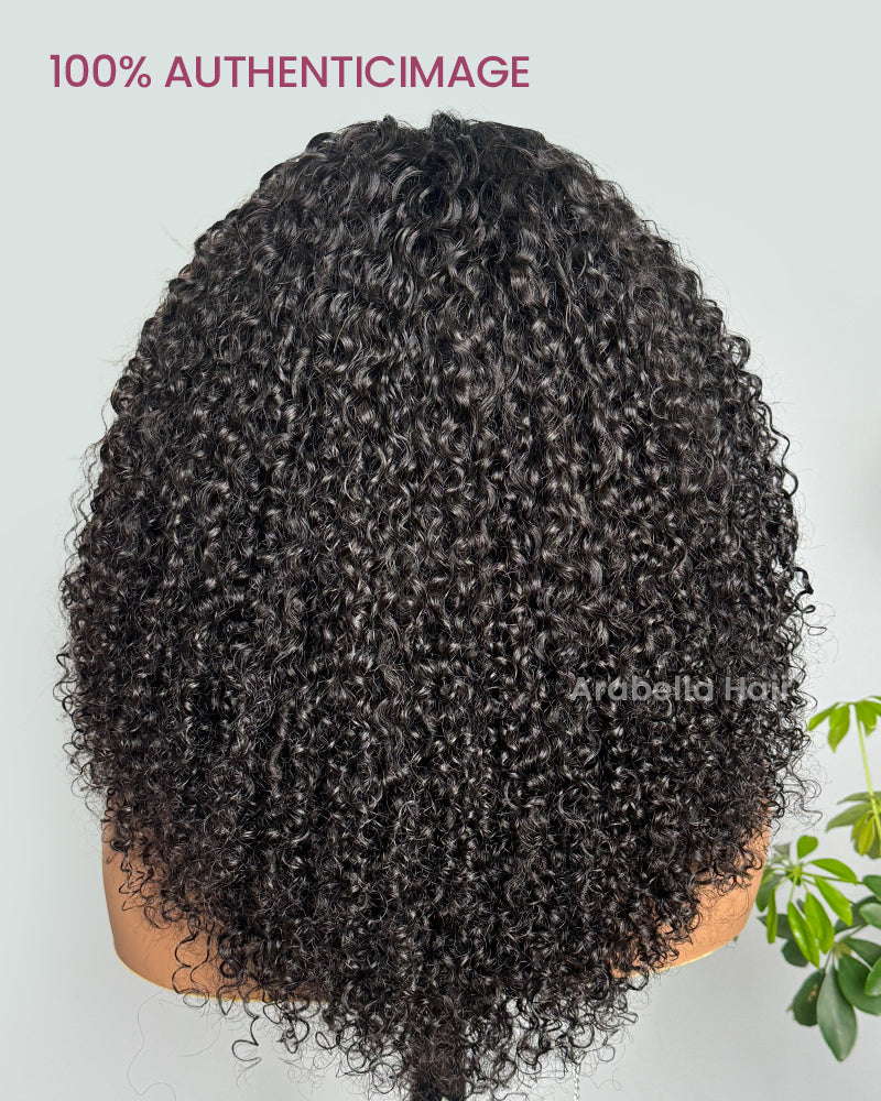 Arabella 6 Inches Deep Part Silky Straight Wig Middle Part Natural Black 100% Human Hair Wig