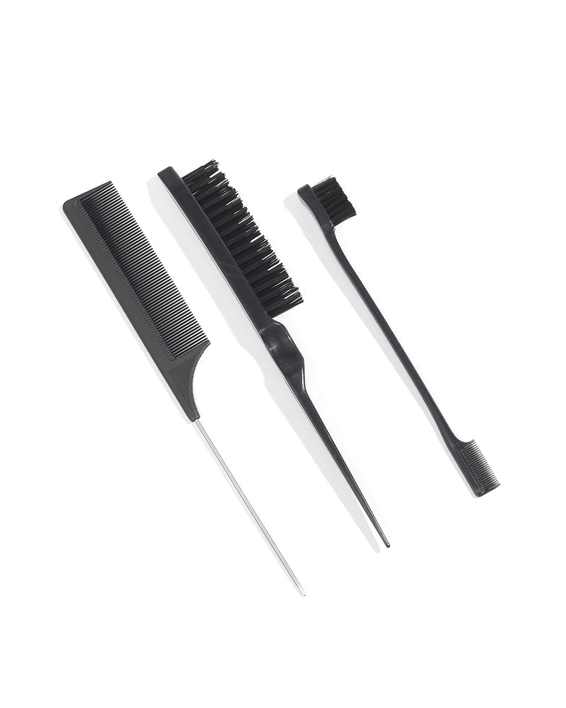 Arabella 3 Pack Rat Tail Combs Set