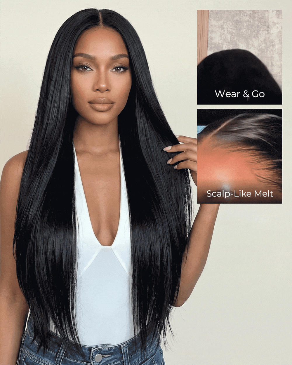 Snap & Go Zerowear™ HD Lace Glueless Wig SDD 250% High  display picture 3
