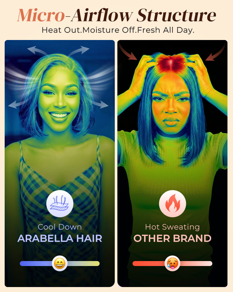 Arabella 13x5 Lace Glueless Bohemian Curl Bob Wig With Pre-Cut Lace Invisible Knots Natural Black Virgin Hair Wig