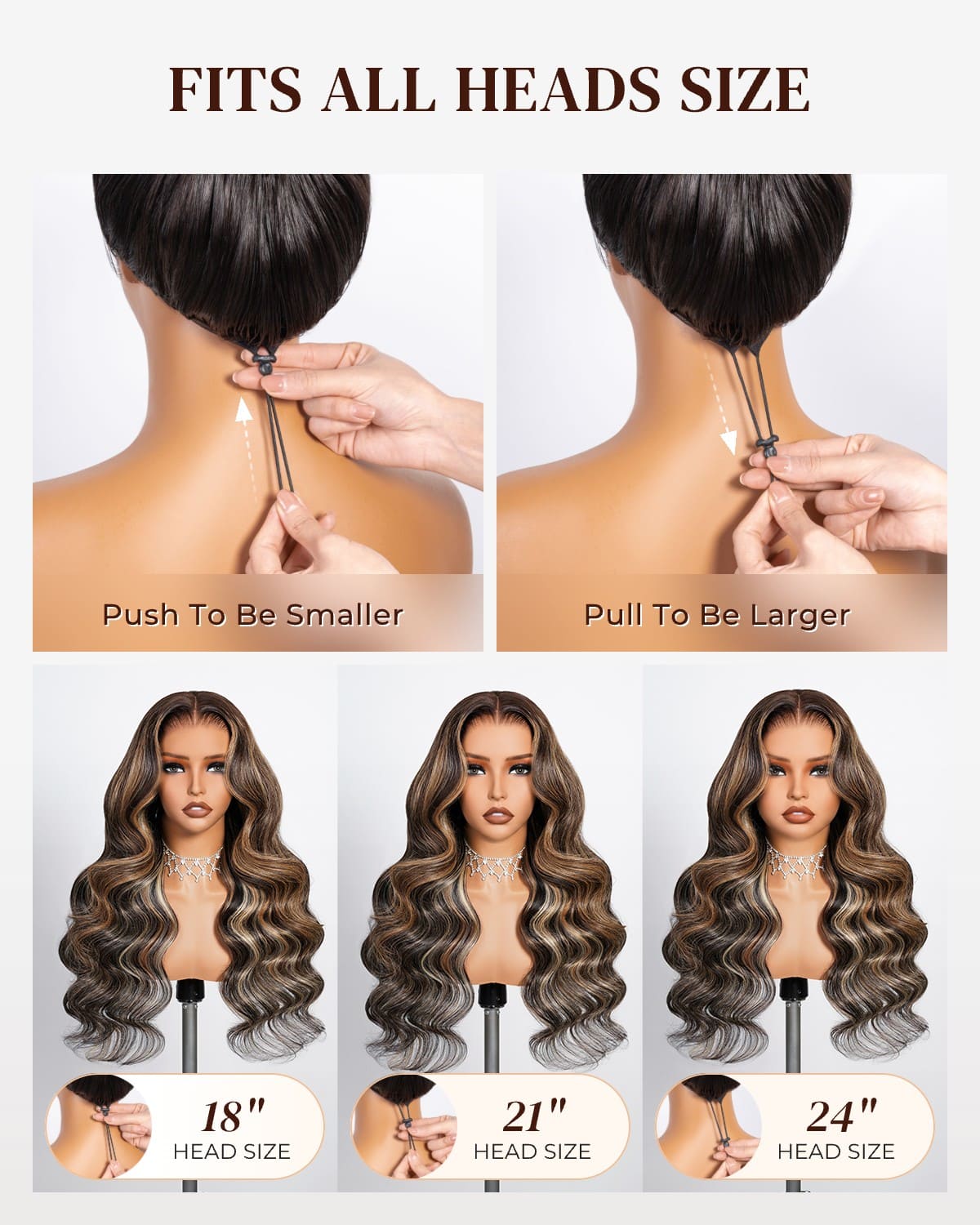 Arabella Zerowear™ Invisible HD Lace Glueless Wig 13x6 Lace Ombre Platinum Blonde Balayage Highlights Body Wave 100% Human Hair