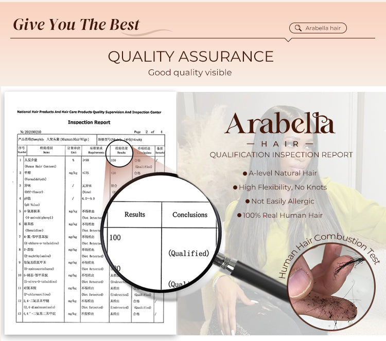 Silky Straight Wig Inspection Report