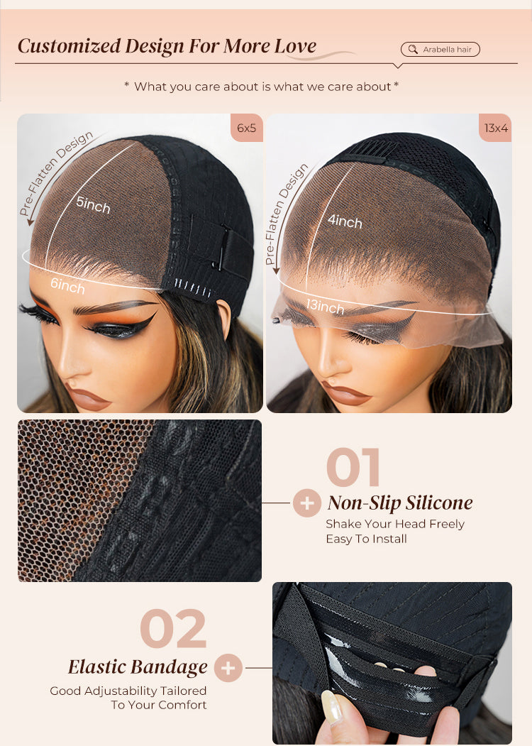 Wig Cap with Non-slip Silicone And Elastic Bandage Features