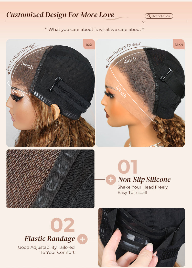 Wig Cap with Non-slip Silicone And Elastic Bandage Features