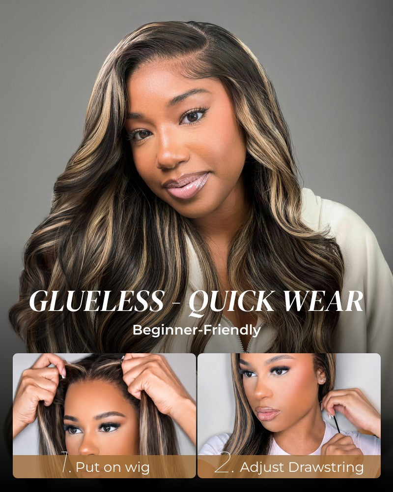 arabella_6x5_lace_glueless_wig_easy_install_for_beginner_user_balayage_highlight_body_wave_human_hair_wig