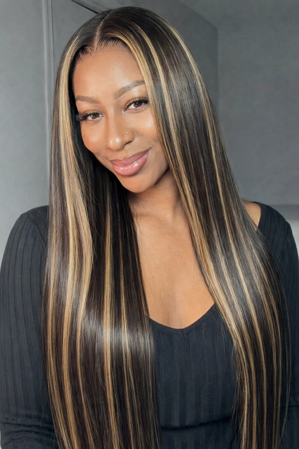 $199 = 2 WIGS | 20inch 6x5 Glueless Body Wave 613 Blonde Plus 20inch 6x5 Glueless Straight Balayage Highlights