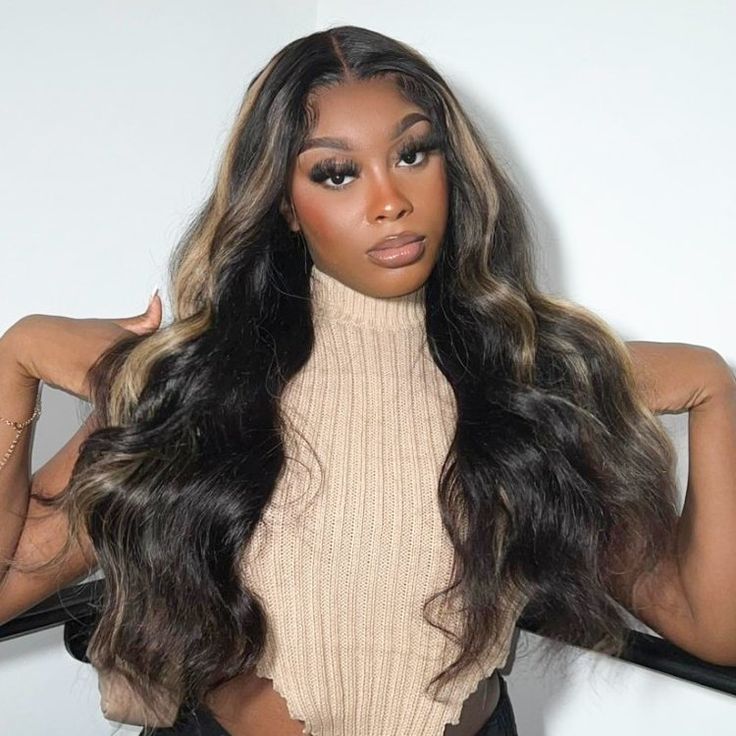 13x4 Pre-Cut Glueless Lace Front Highlight