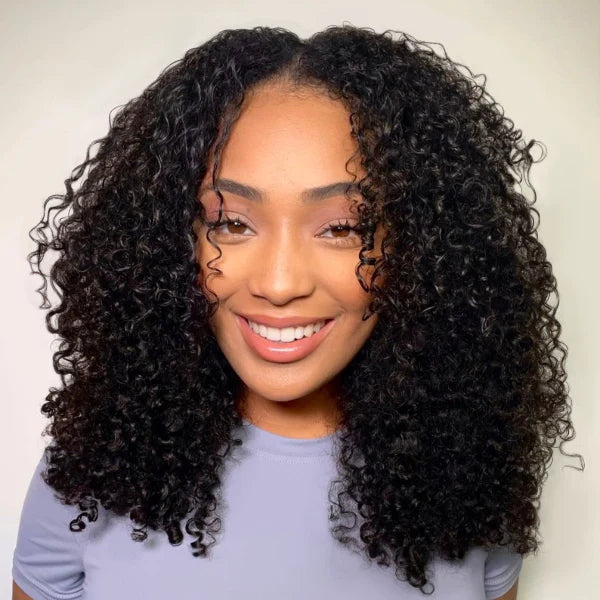 Jerry Curly+ Straight-12inches-V Part{BOGO SALE}