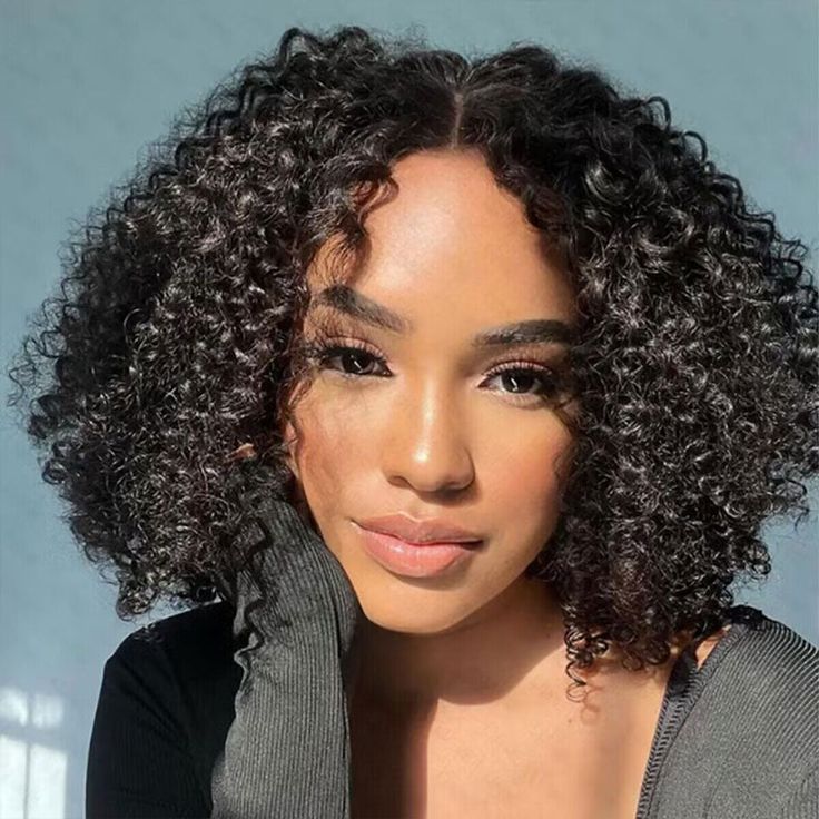 Bob Glueless 6x5 Pre-cut Lace Closure Curly Wig Wear Go Upgrade Hd Lace Natural Black Human Hair Wig Beginner Friendly