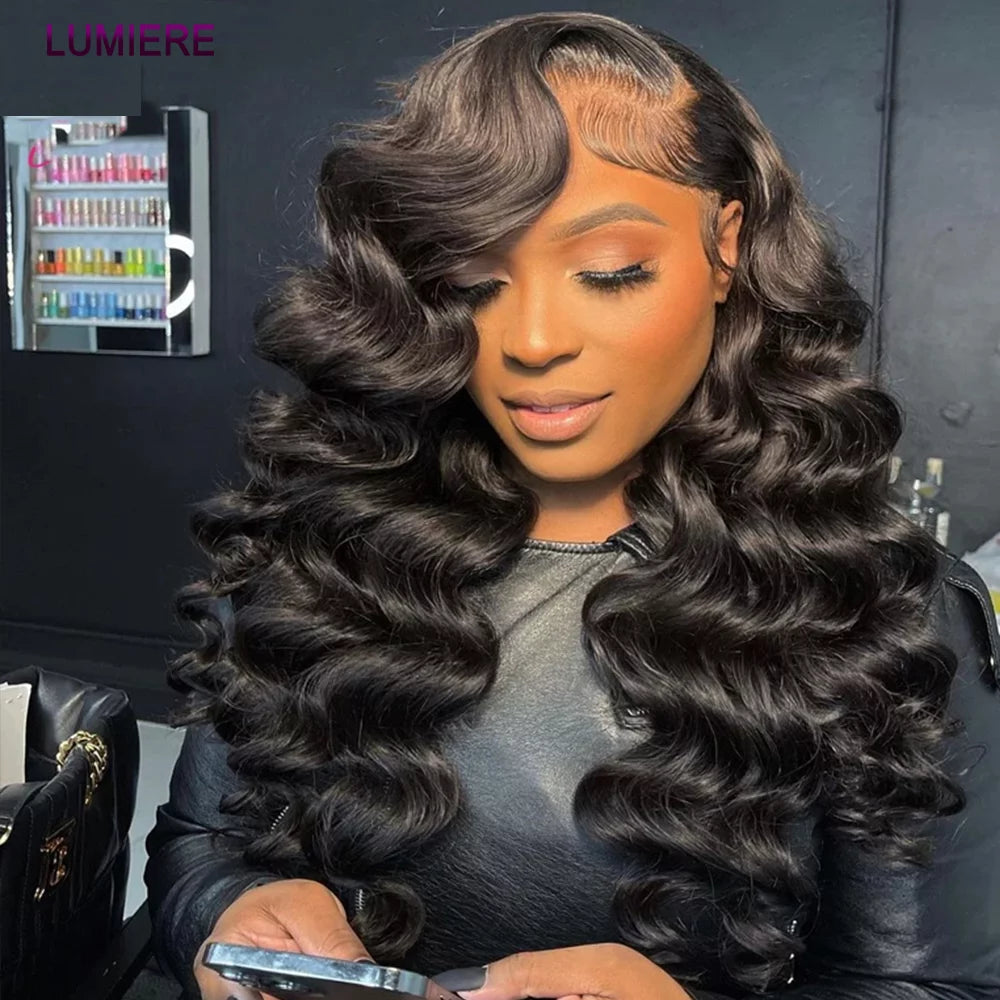 Natural Black Loose Wave+ Highlight