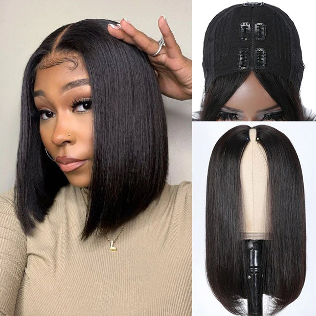 Jerry Curly+ Straight-12inches-V Part{BOGO SALE}