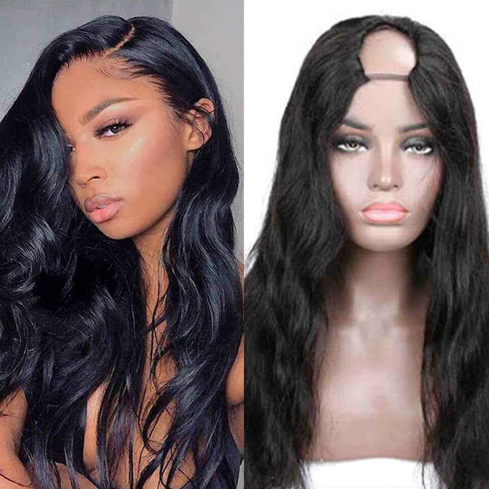 Arabella 2*4 U Part Wig Natural Hair Brazilian Human Hair Upart Wigs For Women 150% Density - arabellahair.com