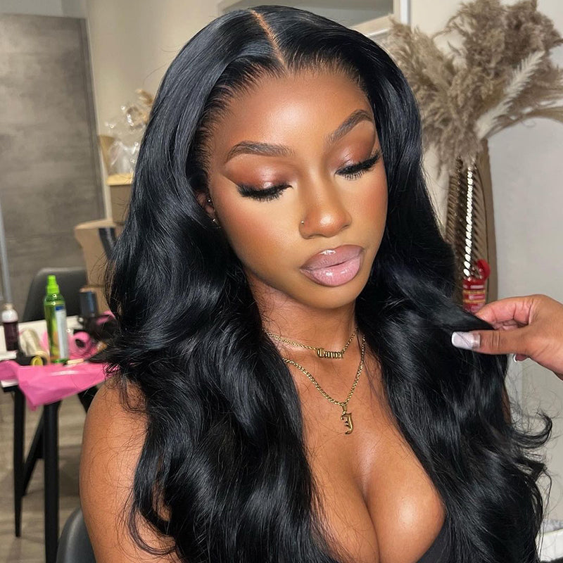 BOGO SALE: $199=4x4 Lace Body Wave+Straight Natural Color 18"