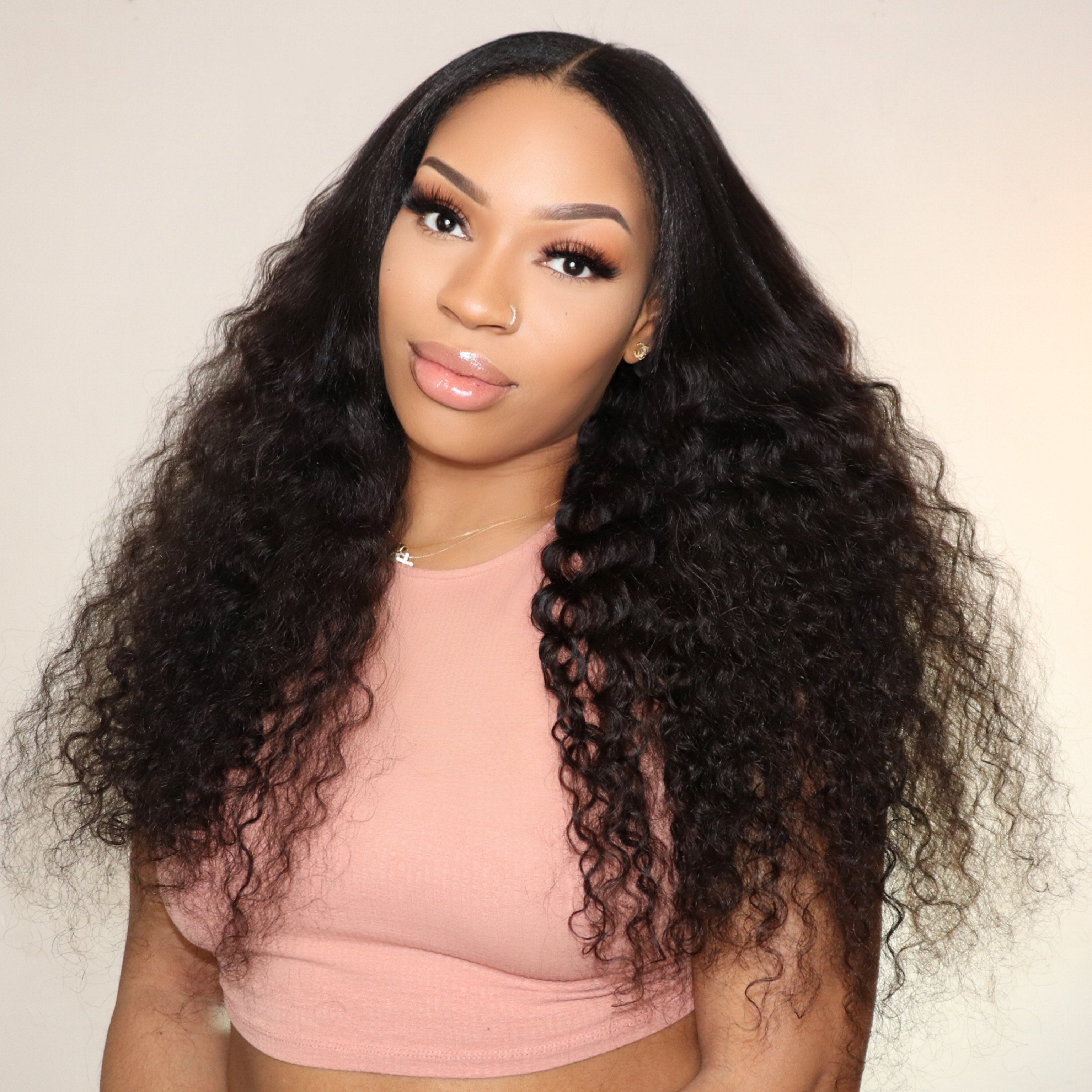 Arabella 2*4 U Part Water Wave Wig Natural Hair Human Hair Upart Wigs For Women 150% Density - arabellahair.com