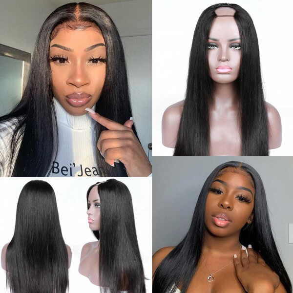 Arabella 2*4 U Part Wig Natural Hair Brazilian Human Hair Upart Wigs For Women 150% Density - arabellahair.com