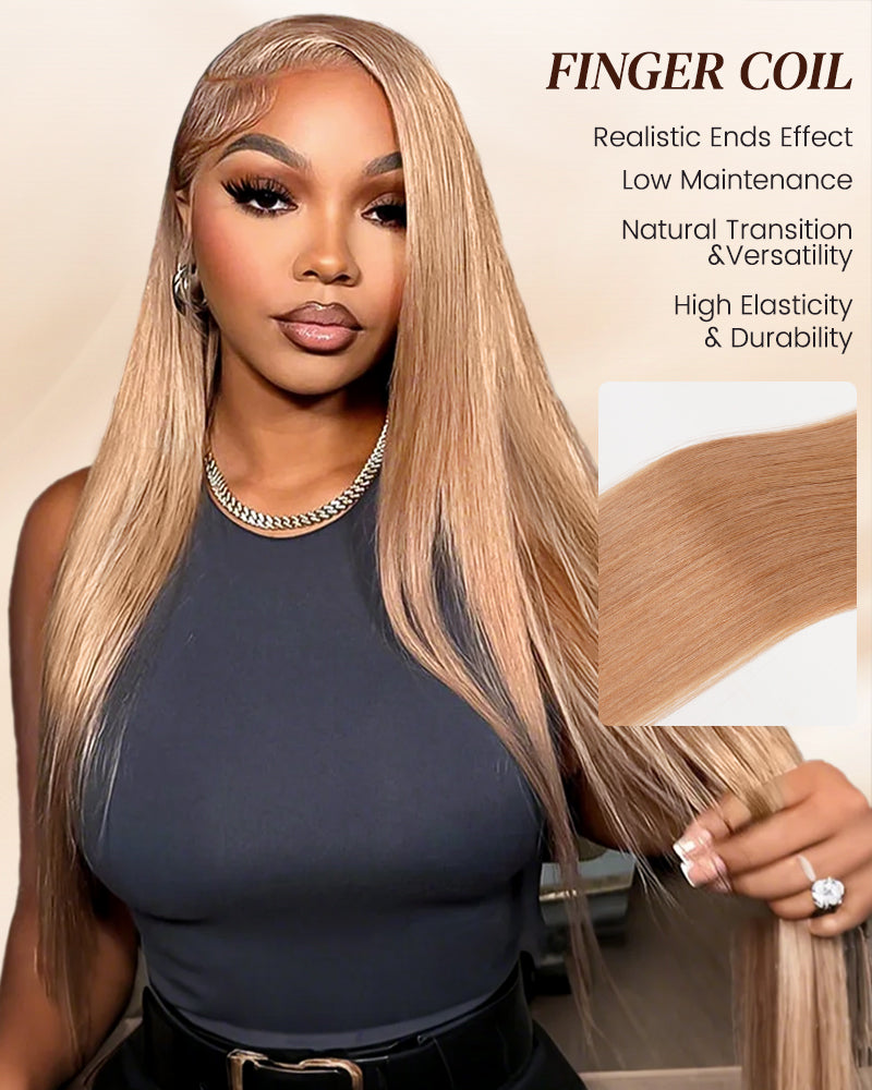 {10A 3Pcs} Milk Tea Brown Virgin Human Hair Weft 3pcs/pack Human Virgin Hair Extensions