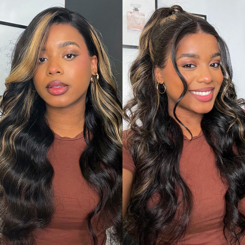 30&quot; 13x4 Lace Front Highlights 