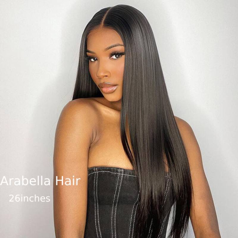 HD Lace 15A Double Drawn Mink Hair 4x4/5x5 Lace Frontal Straight Human Hair Wigs