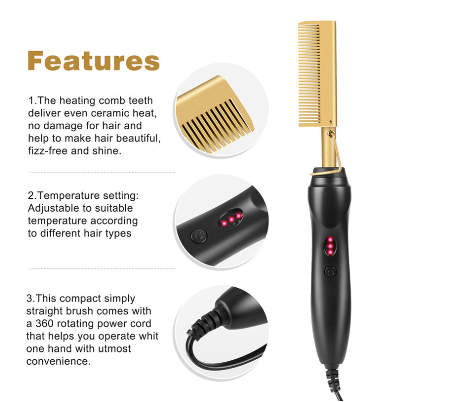 Multifunction Hair Comb Salon Hairdressing Tools
