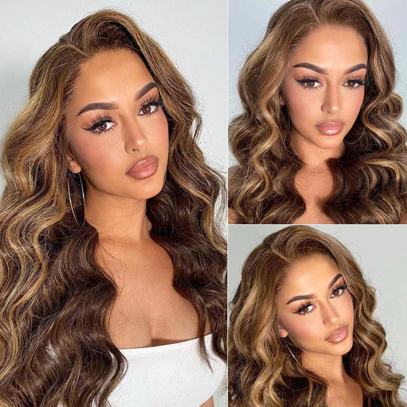 30&quot; Pre-Cut 13x4 Lace Front Highlights 