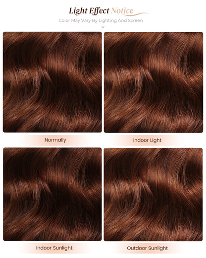【Bogo Sale】Dark Brown Colored Cloud Wave Short Bob 6x5 Pre-Cut Lace Human Hair Wig
