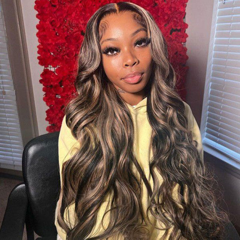 Body Wave+Body Wave Balayage Color-24inches-13x4Lace{BOGO SALE}