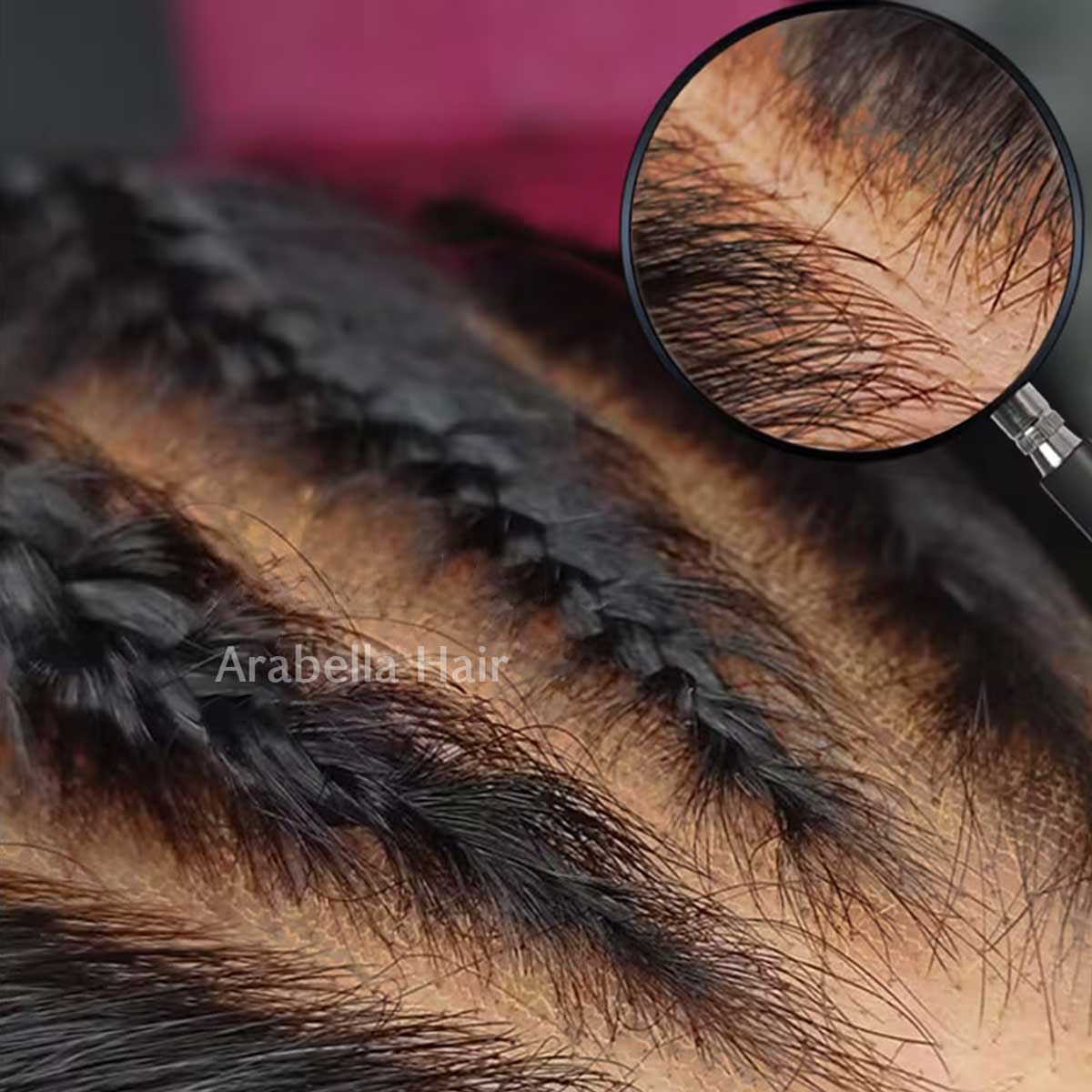 Pre-Cut 13x4 Glueless Breathable Lace Front Bleached Knots Natural Black Wear&amp;Go Upgrade HD Lace Human Hair Wig Beginner-Friendly