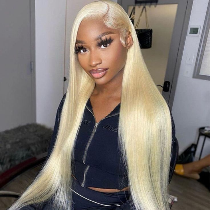 【30&quot; Super Sale】Minimalist Blonde Series Glueless 13x4 Lace Front Pre-Bleached Knots Blonde Color Body Wave/Straight Human Hair Wig