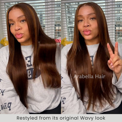 13x4 Lace Front Dark Brown With 