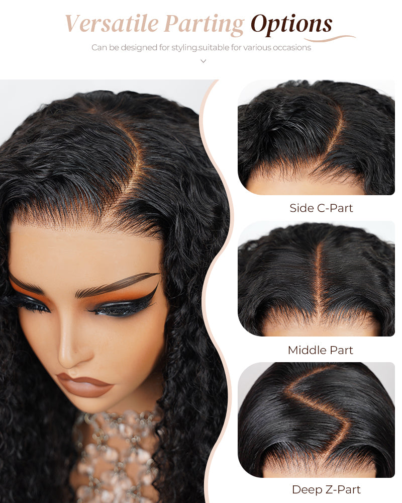 【Bogo Sale】Natural Wave Natural Black Bob Style Glueless 6x5 Lace/13x4 Lace Human Hair Wig