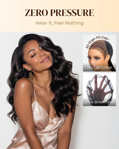 Arabella Zero‑Pressure Wig Cap | Ultra‑Breathable, Lightweight All‑Day Comfort