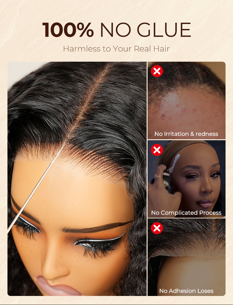 Arabella 3D Lace Half Wig Jerry Curly Wig