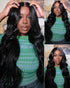 Arabella 6x5 lace glueless loose body wave wig pre-cut lace natural black human hair