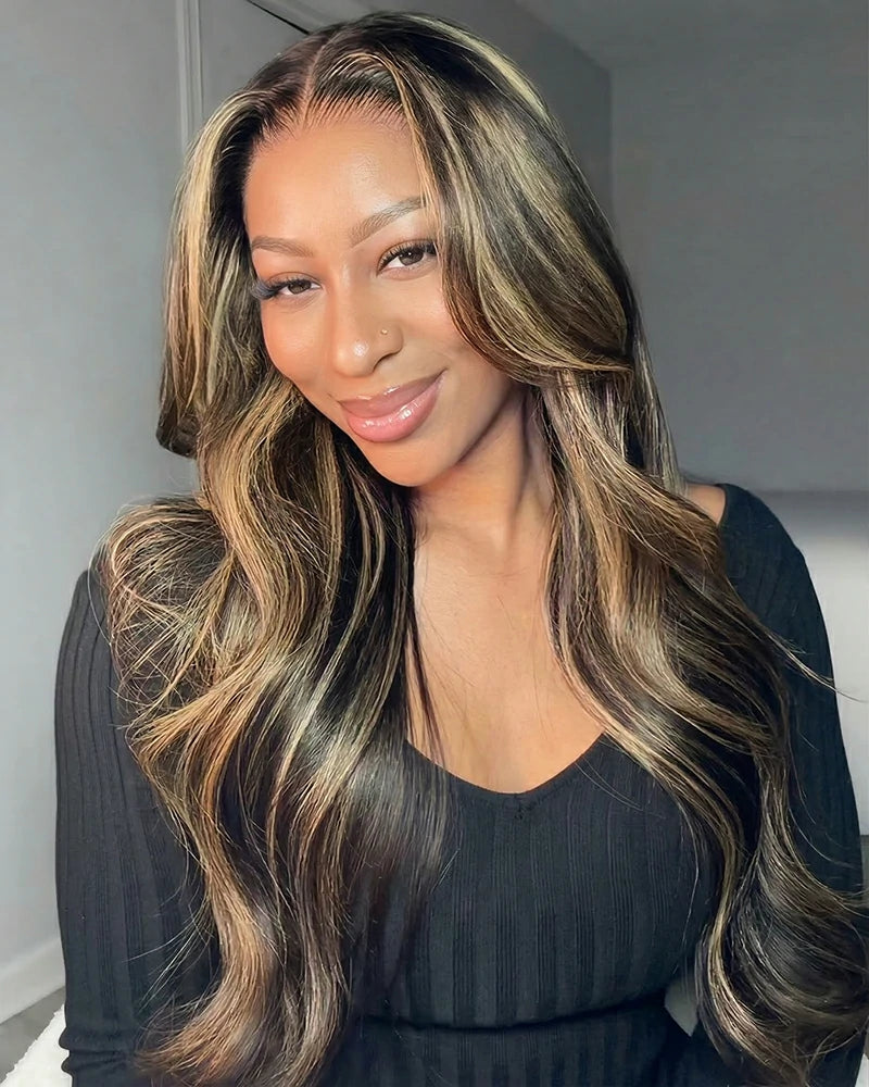 Arabella 13x6 Three-Go™ Balayage Highlight Glueless Wig Body Wave With
