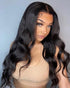 360 full lace body wave natural black glueless human hair wigs arabella hair