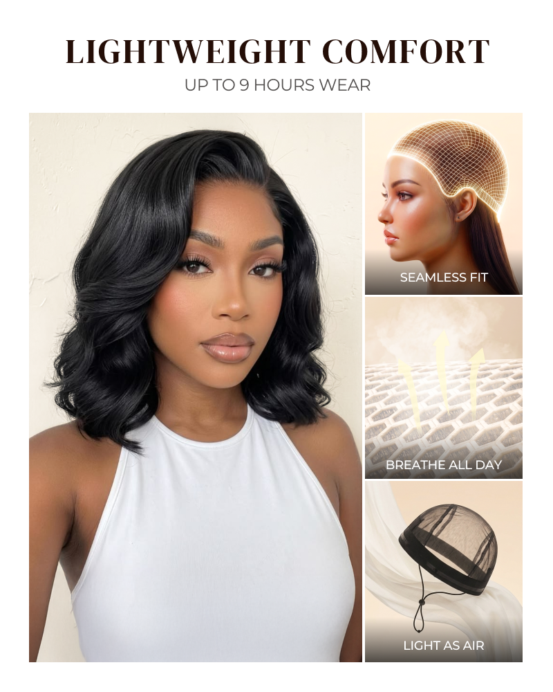 Arabella_glueless_black_loose_wave_human_hair_bob_wig_lightweight_comfort_and_breathable_wigs