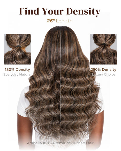 Arabella Zerowear™ Invisible HD Lace Glueless Wig 13x6 Lace Ombre Platinum Blonde Balayage Highlights Body Wave 100% Human Hair