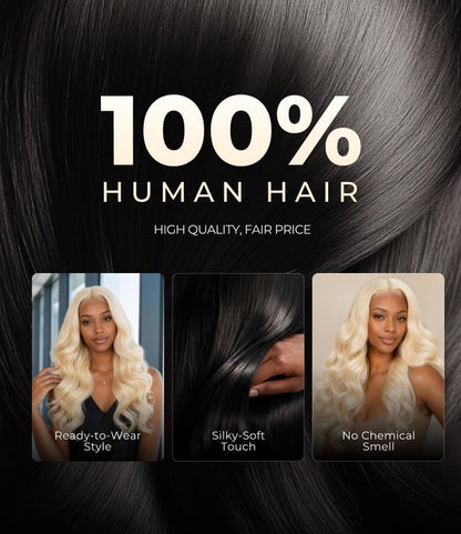 $100-$50 | Arabella 613 Blone Body Wave Headband Wig Human Hair Glueless Wig