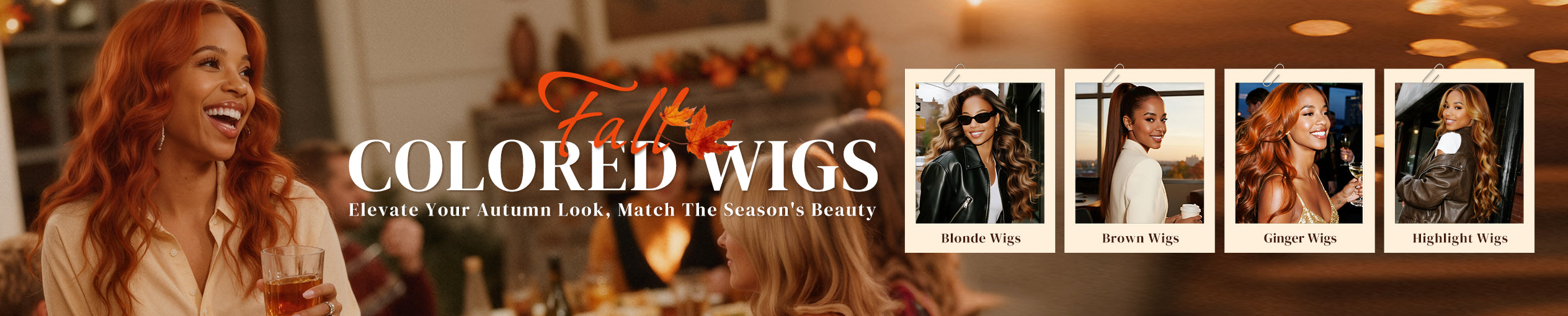 Colored Wigs Collection Banner
