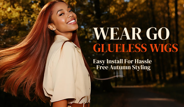 Glueless Wigs Collection Banner