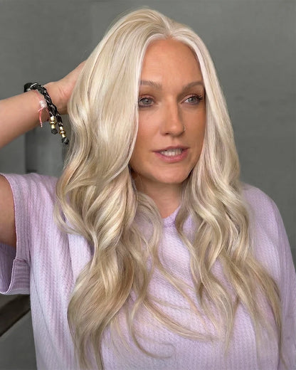 Arabella 13x6 Three-Go™ Blonde Highlight Glueless Wig Loose Body Wave With Drawstring 100% Human Hair Wig